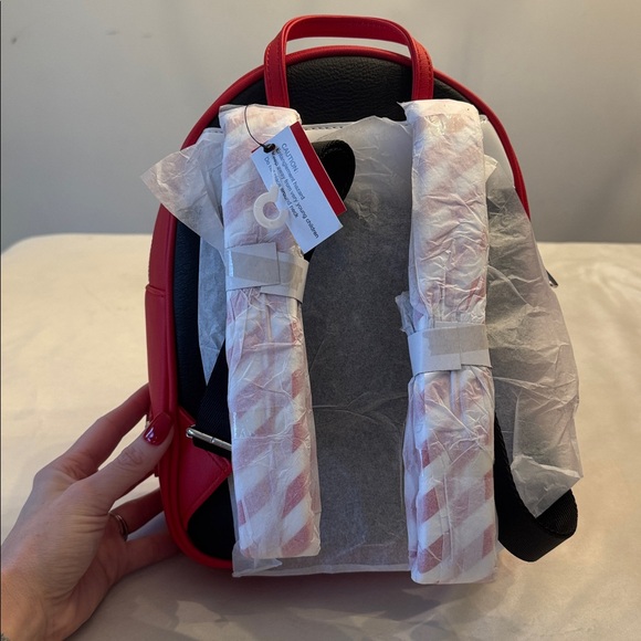 Brand new! Loungefly Coca-Cola Black and Red Mini Backpack with Coin Purse - Picture 5 of 10